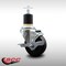 Service Caster 3.5'' SS Phenolic Swivel 1-7/8'' Expanding Stem Caster with Brake SCC-SSEX20S3514-PHS-TLB-178 - alternate 4